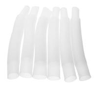 6 Pièces Tuyau D’évacuation Extensible, PVC Blanc 70 CM | Grand Diamètre Annelé, Écoulement Fluide Anti-obstruction, Adapté aux Bassins, Soins Capillaires au Lit et Salon