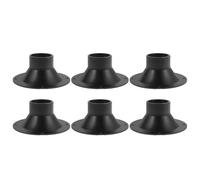 6 Pièces Tweeter à Pavillon 34 Noyaux 95mm en Plastique Noir | Montage Fileté Rapide, Projection Aiguë Nette, Profil Compact, pour Baffles et Systèmes Commerciaux
