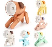 6 Pièces Veilleuse Bébé, Mini Veilleuse Enfant En Forme De Chien, Vjolie Veilleuse, Pour Chambre D'enfant Cadeau Veilleuse Pour Enfant, Pour Un Cadeau D'anniversaire, Un Cadeau De Noël (Chien)