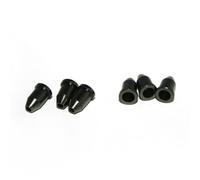 6 Pièces Virole Traversante Noir Métal, Fixation | Installation Traversante, Ancrage Sécurisé des Cordes, pour Perçages de Corps, Luthiers et Projets DIY