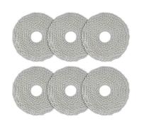 (6 pièces) X20+ Tampons de remplacement pour balai à franges pour les aspirateurs robots Xiaomi X20 Plus/ 1S/ S20 plus/ S20+/ X10+/ X20 pro, chiffons de remplacement lavables.