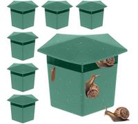 6 Pièges Escargots Limaces Réutilisables Efficaces, Catcher Escargot Jardin Sécurité Naturel Robuste Durable, Piège Attraper Bière Anti-Limace Bio pour Protéger Les Plantes Légumes Fleurs des Limace