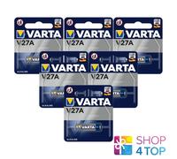 6 Piles Alcalines Varta V27A Lr27 12V 19Mah 27A Mn27 4227 1Bl NEUVES