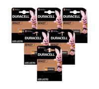 6 Piles Alkalines Duracell Mn27 12V A27 27A V27A 8Lr732 Exp 2028 NEU