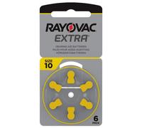 6 Piles Auditives 10 / PR70 Rayovac Extra Advanced