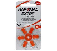 6 Piles Auditives 13 / PR48 Rayovac Extra Advanced