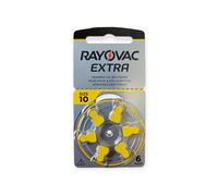 Rayovac Piles auditives Extra Advanced Active Core Technology Taille 10 (PR70) 6 piles