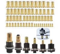 6 Pinces Ecrous Riveter M3 M4 M5 M6 M8 M10 60 Ecrous Insert Filete Metal | Outil manuel, sertir, reparation automobile, assemblage industriel, bricolage, espaces restreints, solide, pince