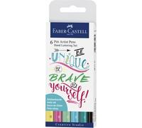 Faber-Castell 114000 - Graphite Sketch Set, 8 pièces, avec 6 crayons Goldfaber, 1 taille-crayon, 1 gomme