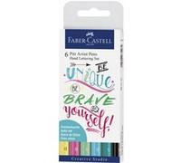 Faber-Castell - Coffret Graphite 114000, 8 pièces : 6 crayons Goldfaber, taille-crayon, gomme