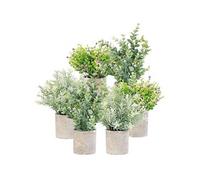 : 6 plantes artificielles en pots 21 / 23 / 26 cm