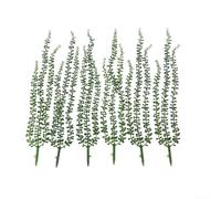 6 Plantes Succulentes Artificielles Réalistes 65cm Suspendues | Aspect réaliste, pour feuilles vertes vives, ne se décolore pas, pour idéal salon pour chambre, matière plastique PE