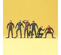 6 Plongeurs sous marins-HO 1/87-PREISER 10249