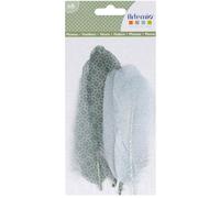 6 Plumes Imprimées Misty Winter.