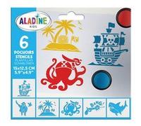 Aladine - 6 Pochoirs Enfant Pirate