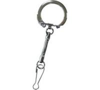 6 porte-clés avec mousqueton hématite 6 cm G