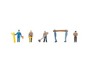 6 Poseurs de voie -HO 1/87-FALLER 151621