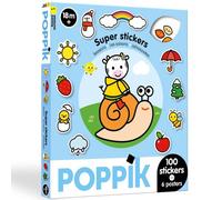 6 Posters + 100 Stickers Les Saisons Multi-coloured TU