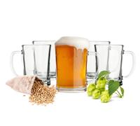 6 pot à bière pour 500ml verres à Chope à de à avec anse