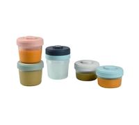 6 pots de conservation Clip 1er âge MULTICOLORE Béaba