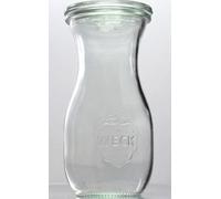 6 pots fraîcheur, verre bouteille de 1/4 L de Jus rr60 Accessoires avec choix original Réveil dans le carton transparent