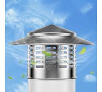 6 pouce rond Chapeau de cheminée, acier inoxydable 304 Évent de toit couvercle avec grille, cheminée conduit Chapeau pare-pluie pour extérieur 3" 8" 10" 12" conique dessus Tuyau de poêle chapeaux po