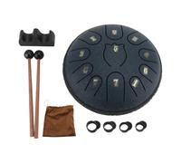 6 pouces en acier tambour bleu marine 11 note hand tambour livre de musique autocollant sac de rangement pour l'éducation musicale méditation