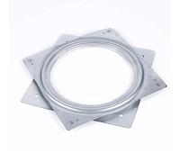 6 Pouces Plaque Pivotante à Roulement à Billes, Lazy Susan Bearing, Plaque Pivotante à Roulement, Rotative en Métal Carré Roulement, Platine Roulement pour Meubles TV Rack Moniteur Ordinateur