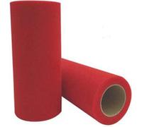 6 pouces x 200 yards Rouleau de ruban pour jupe de table Rouleau de jupe de fête arc-en-ciel Robe de banquet Décor Emballage cadeau