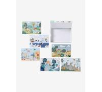 6 puzzles magnétiques évolutifs 20 à 30 pièces multicolore TU