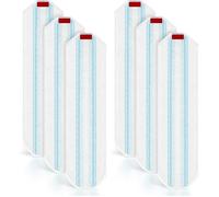 6 Refills for Vileda/O-Cedar Flat Mop H2PrO,Replacement Microfibre Mop Cloth,Durable Mop for All Hard Floors,Easily Removes