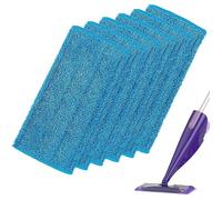 6 Remplacement Lingettes Reutilisable pour Swiffer WetJet Spray Balais Lavables en Microfibre, Bonnettes Remplacement pour Flash Pow
