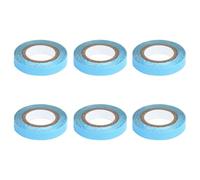 6 Rouleau Imperméable Bande Adhesive Extension, 0.8cm*3Yards Ruban Adhésif pour Extensions de Cheveux, Forte Adhérence Perruque Ruban Adhésif pour Filles Garçons