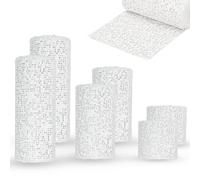 6 Rouleaux Bande de Platre, Bandes Plâtrées en Tissu, Bande Platre pour Modelage, Séchage Rapide Pansement en Plâtre, Pour Modelage, Moules de Corps et Art Créatif, Travaux Manuels