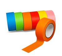 6 rouleaux de ruban adhésif, faits à la main, ruban de couleur, peinture décorative, cadeau, inscriptible, adapté à la décoration de fête