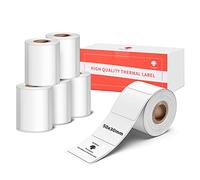 6 Rouleaux étiquettes autocollantes Phomemo M120/M110-50 x 30 mm - Pour étiqueteuse Phomemo M110/M120/M220/M108/M100/M150/M250/M260