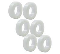 6 Rouleaux Ruban Adhésif pour Paupières Pe Blanc 1, 25cm X 900 | Respirant, Transparent et Invisible, Facile à Déchirer, Usage Quotidien et Soins des Plaies