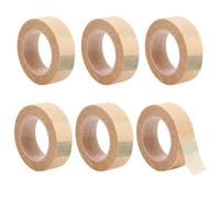 6 Rouleaux Ruban de Peau Flexible, Micropore Sparadrap Chirurgical Médical Bande 1,2 cm x 9 m, Auto-Adhésif Bande de Soutien Respirante pour le Nez, Extensions de cils, Blessures, Gonflement, Sports