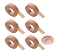 6 Rouleaux Sparadrap Médical Micropore Couleur Peau 1,25 cm x 9,14 m Rouleaux Ruban de Peau, Bandage Médical, Strips Sutures Adhésives, Cinta Micropore Color Piel, Pansements Sports extensions cils