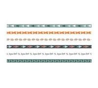 6 Rubans imprimés Noël 1 m Multicolore G