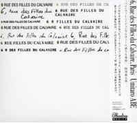 Umitaro Abe – 6 Rue des Filles du Calvaire Paris – CD – Import Japon