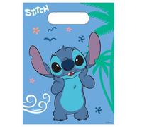 6 sachets de fetes pour anniversaire Lilo et Stitch Ange (6 pièces) - Référence : PNN98250