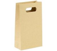 6 sachets goodies kraft 10x18x5cm - artifetes 10349 Marron G
