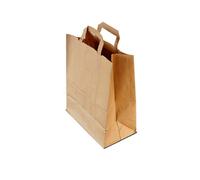 6 SACS CABAS 26X14X32CM KRAFT BRUN Beige Ivoire Crème Écru Naturel Taupe