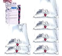 6 Sacs de Stockage d Eau Pliables sans BPA étanches et résistants aux déchirures - Porte-Eau Urgence pour Le Camping la randonnée Pique-Nique préparation catastrophes