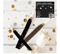 6 sans-gênes noir or - cda 22220gono Or G