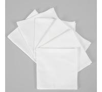 6 serviettes de table de couleur unie en coton 100 % cm, 42 x 42 cm, taille finie pour mettre tout type de table