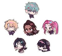 6 Set Alien Stages Figurine Badge Anime Action Figures Broche Mignonne Alien Stages Characters Acryl Pins