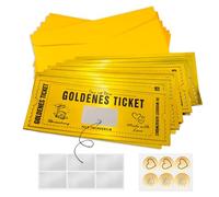 6 Set Carte a Gratter Personnalisé, Carte à gratter Voyage Surprise, Cartes de Bons à Remplir Soi-Même, Golden Tickets, Carte Anniversaire/Billet Avion Annonce/Cadeau à Gratter pour Femmes