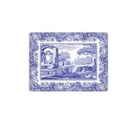 6 Sets de table rectangulaires rigides Blue Italian - Format petit déjeuner 30 x 23 cm Pimpernel